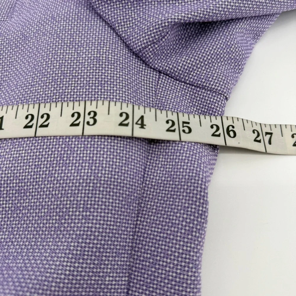 Stafford Sport Coat Mens 52R Purple Classic Fit Seasonal Textures Blazer NWT